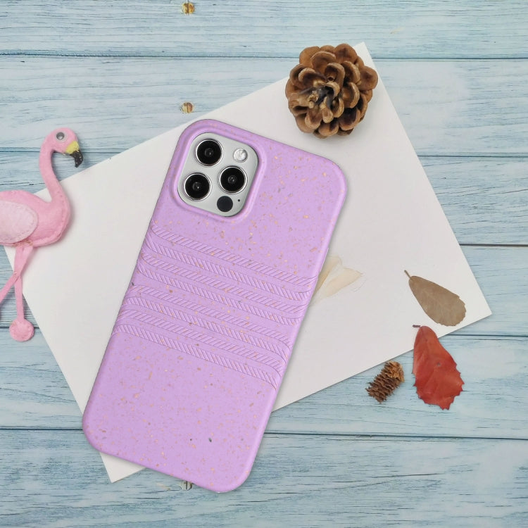 For iPhone 13 Pro Max Wheat Straw Material Degradable TPU Phone Case