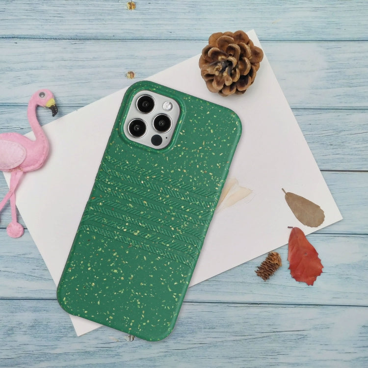 For iPhone 13 Pro Max Wheat Straw Material Degradable TPU Phone Case