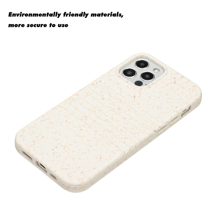 For iPhone 13 Pro Max Wheat Straw Material Degradable TPU Phone Case