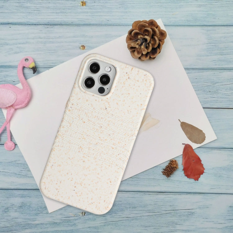 For iPhone 13 Pro Max Wheat Straw Material Degradable TPU Phone Case