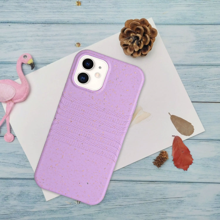 For iPhone 12 Wheat Straw Material Degradable TPU Phone Case