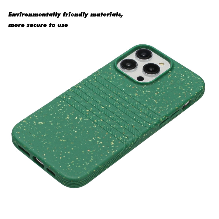 For iPhone 15 Pro Max Wheat Straw Material Degradable TPU Phone Case