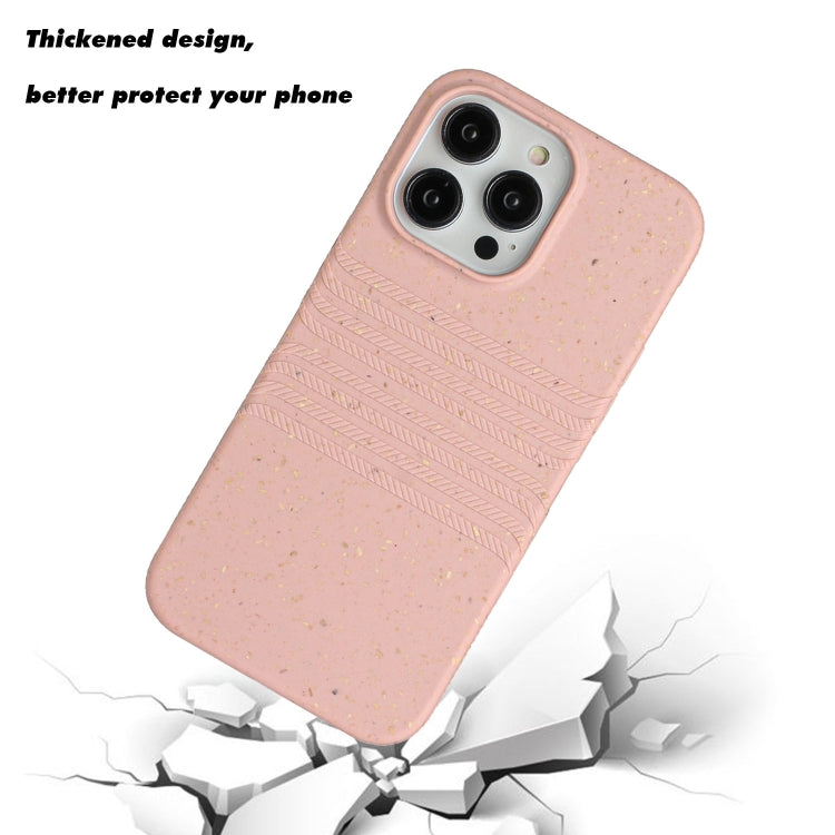 For iPhone 15 Pro Max Wheat Straw Material Degradable TPU Phone Case
