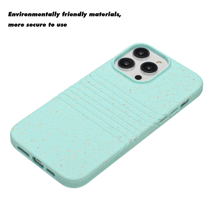 For iPhone 15 Pro Max Wheat Straw Material Degradable TPU Phone Case