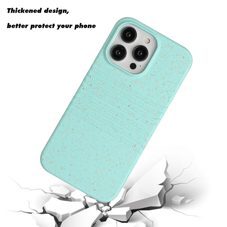 For iPhone 15 Pro Max Wheat Straw Material Degradable TPU Phone Case