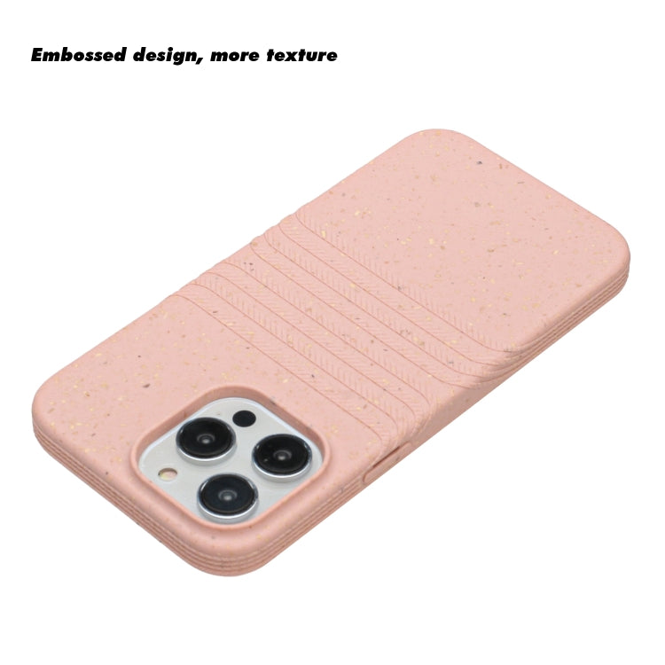 For iPhone 15 Pro Wheat Straw Material Degradable TPU Phone Case