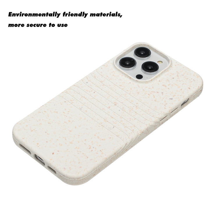 For iPhone 15 Pro Wheat Straw Material Degradable TPU Phone Case