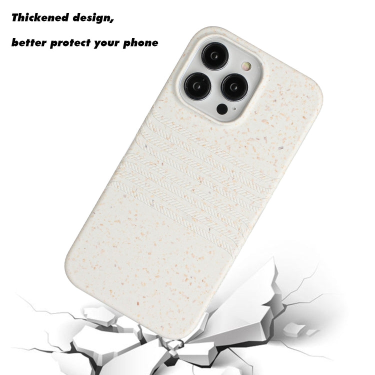 For iPhone 15 Pro Wheat Straw Material Degradable TPU Phone Case
