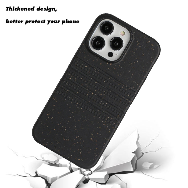 For iPhone 15 Pro Wheat Straw Material Degradable TPU Phone Case