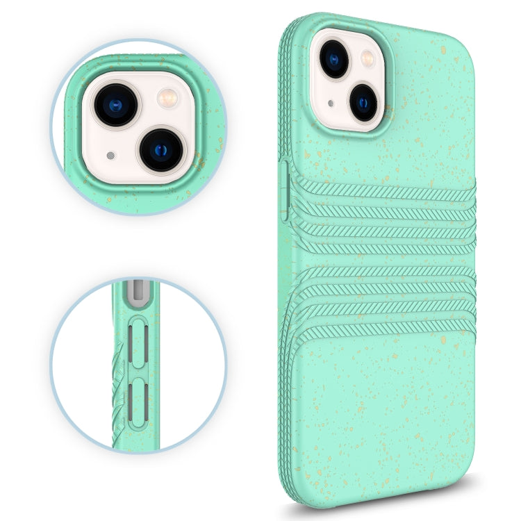 For iPhone 15 Plus Wheat Straw Material Degradable TPU Phone Case