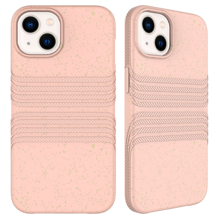 For iPhone 15 Plus Wheat Straw Material Degradable TPU Phone Case