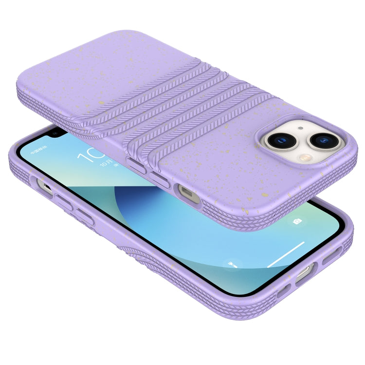 For iPhone 15 Plus Wheat Straw Material Degradable TPU Phone Case