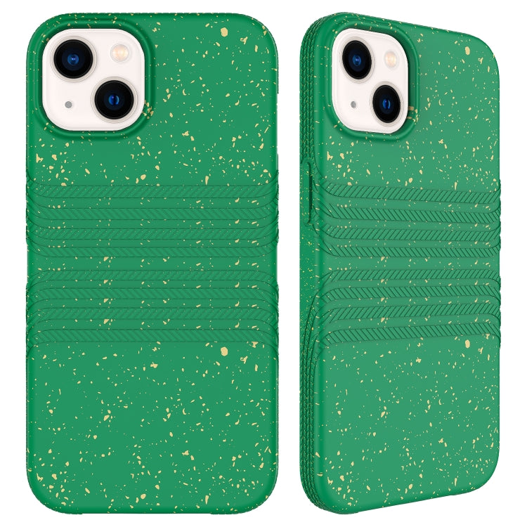 For iPhone 15 Wheat Straw Material Degradable TPU Phone Case