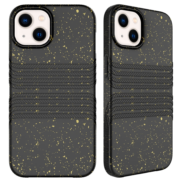 For iPhone 15 Wheat Straw Material Degradable TPU Phone Case
