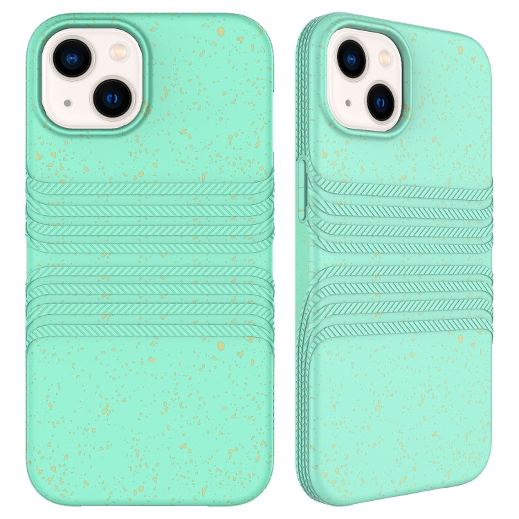 For iPhone 15 Wheat Straw Material Degradable TPU Phone Case