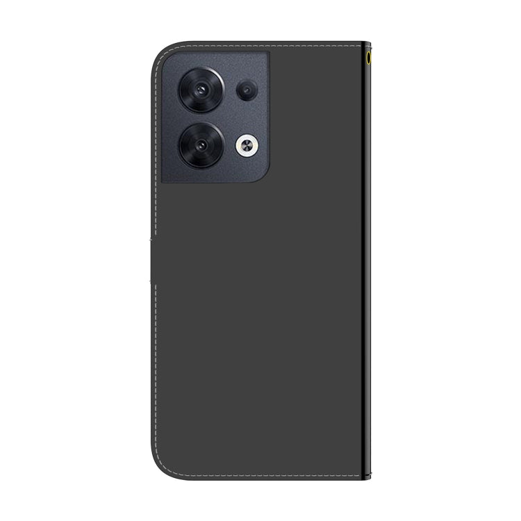 For OPPO Reno8 Imitated Mirror Surface Flip Leather Phone Case