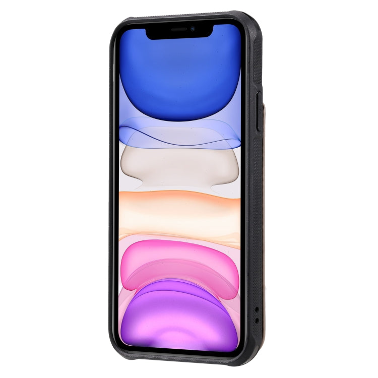 For iPhone 11 Vertical Flip Shockproof Leather Protective Case with Long Rope, Support Card Slots & Bracket & Photo Holder & Wallet Function