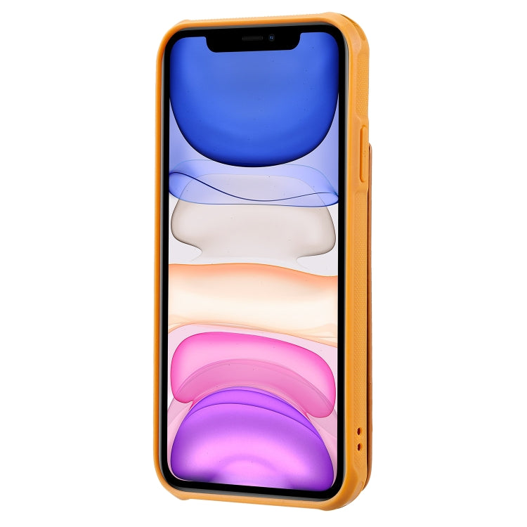 For iPhone 11 Vertical Flip Shockproof Leather Protective Case with Long Rope, Support Card Slots & Bracket & Photo Holder & Wallet Function