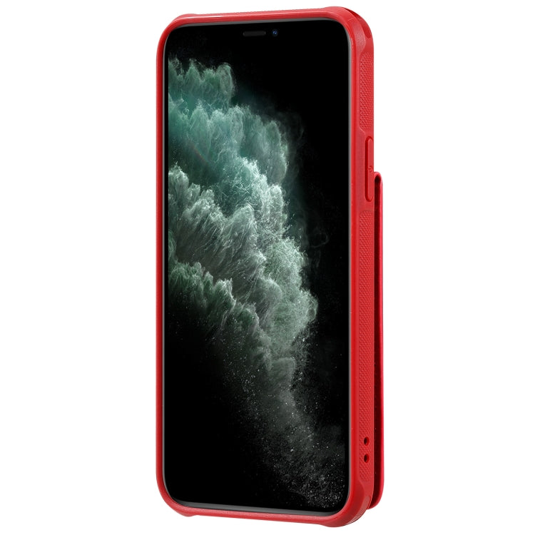 For iPhone 11 Pro Vertical Flip Shockproof Leather Protective Case with Long Rope, Support Card Slots & Bracket & Photo Holder & Wallet Function