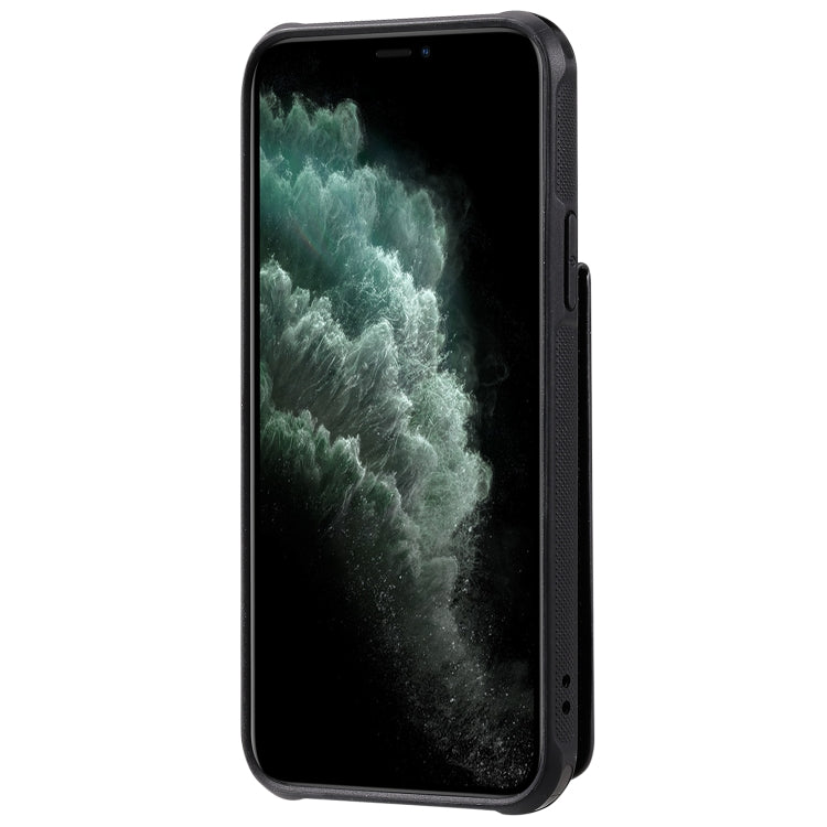 For iPhone 11 Pro Vertical Flip Shockproof Leather Protective Case with Long Rope, Support Card Slots & Bracket & Photo Holder & Wallet Function