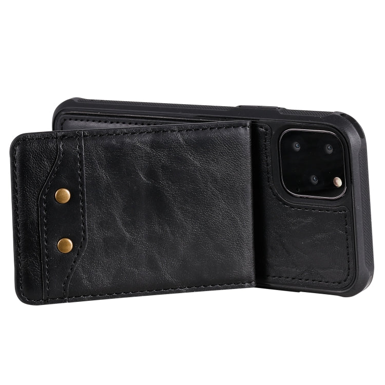 For iPhone 11 Pro Vertical Flip Shockproof Leather Protective Case with Long Rope, Support Card Slots & Bracket & Photo Holder & Wallet Function