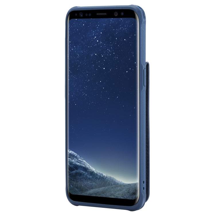 For Galaxy S8 Vertical Flip Shockproof Leather Protective Case with Long Rope, Support Card Slots & Bracket & Photo Holder & Wallet Function