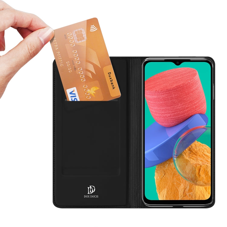For Samsung Galaxy M33 5G DUX DUCIS Skin Pro Series Leather Phone Case