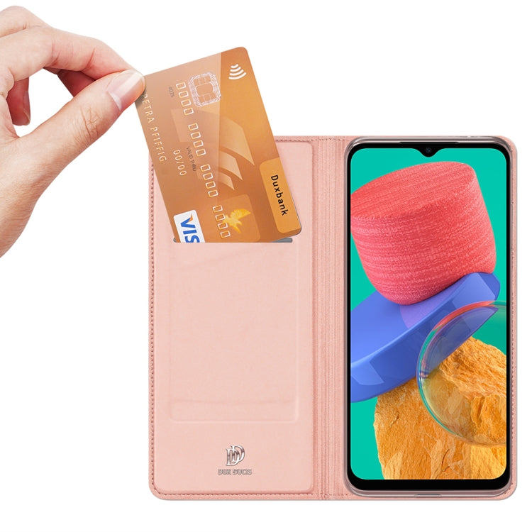 For Samsung Galaxy M33 5G DUX DUCIS Skin Pro Series Leather Phone Case