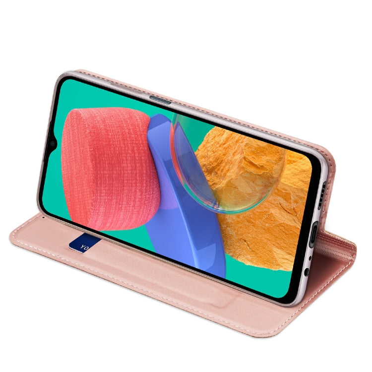 For Samsung Galaxy M33 5G DUX DUCIS Skin Pro Series Leather Phone Case