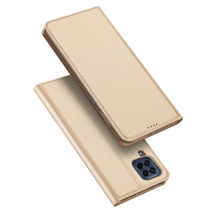 For Samsung Galaxy M33 5G DUX DUCIS Skin Pro Series Leather Phone Case
