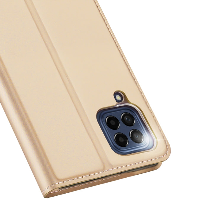 For Samsung Galaxy M33 5G DUX DUCIS Skin Pro Series Leather Phone Case