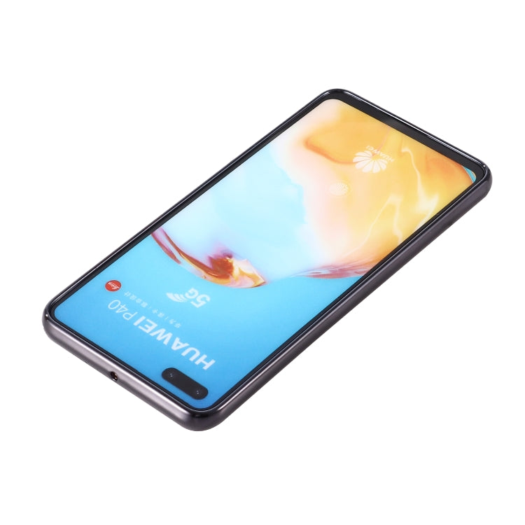 For Huawei P40 GEBEI Plating TPU Shockproof Protective Case