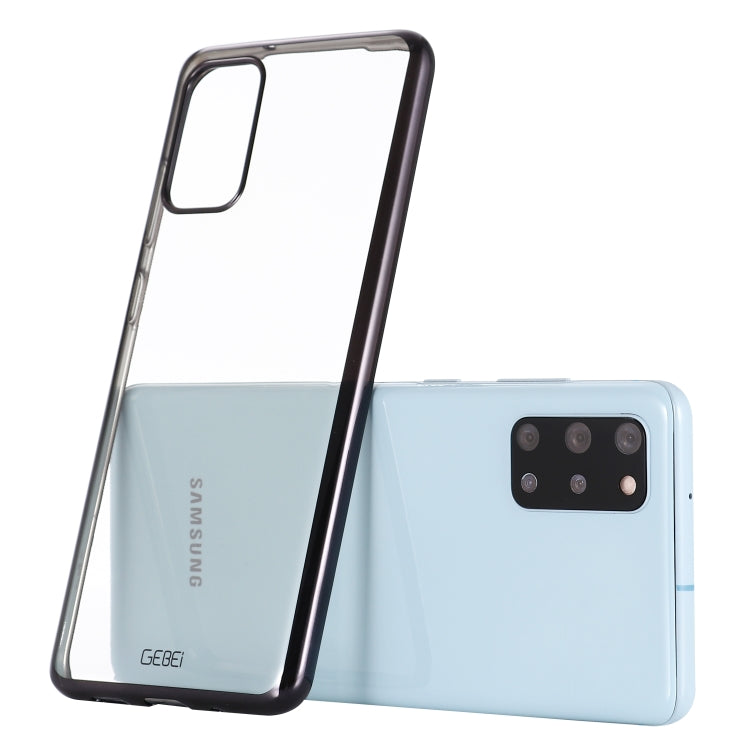 For Galaxy S20 GEBEI Plating TPU Shockproof Protective Case