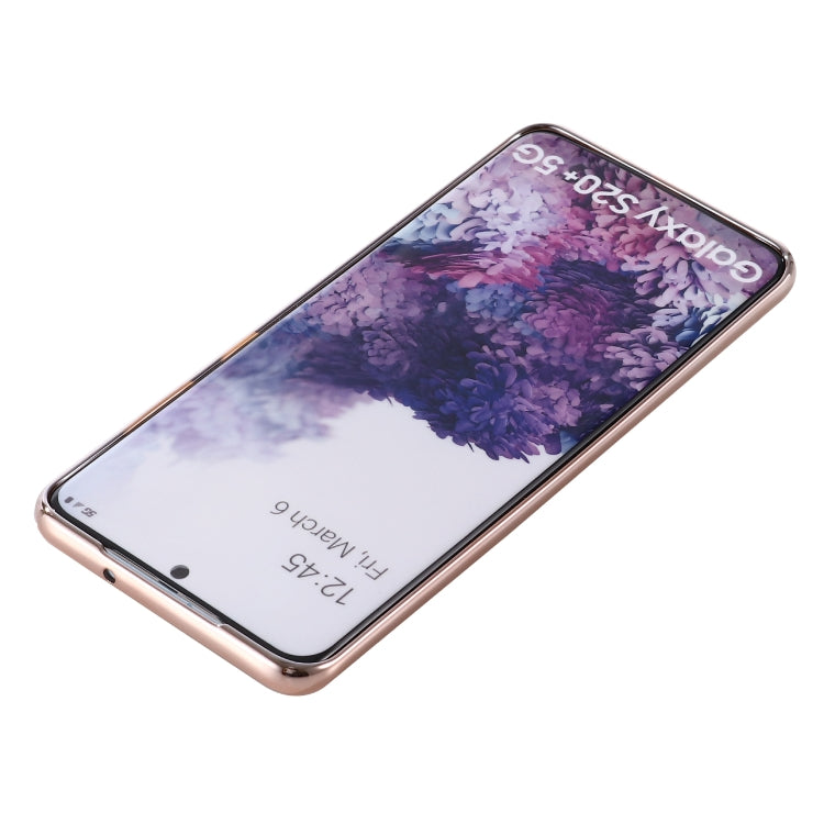 For Galaxy S20+ GEBEI Plating TPU Shockproof Protective Case