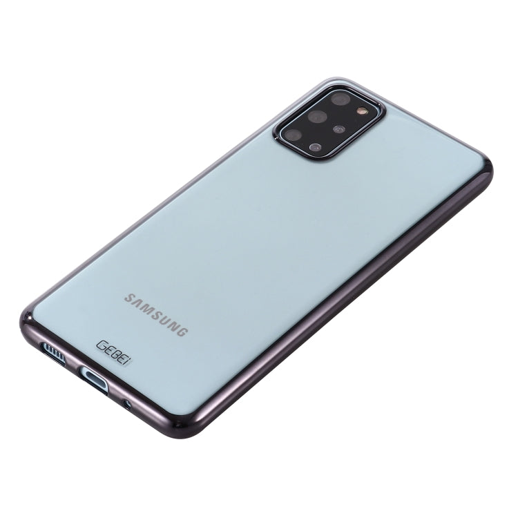 For Galaxy S20 Ultra GEBEI Plating TPU Shockproof Protective Case