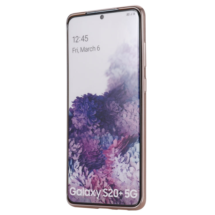 For Galaxy S20 Ultra GEBEI Plating TPU Shockproof Protective Case