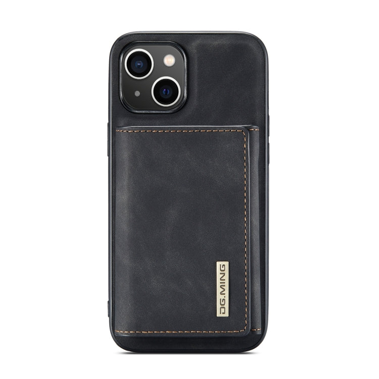 For iPhone 14 Plus DG.MING M1 Series 3-Fold Multi Card Wallet Leather Case