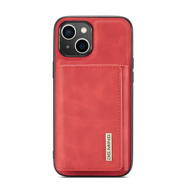 For iPhone 14 Plus DG.MING M1 Series 3-Fold Multi Card Wallet Leather Case
