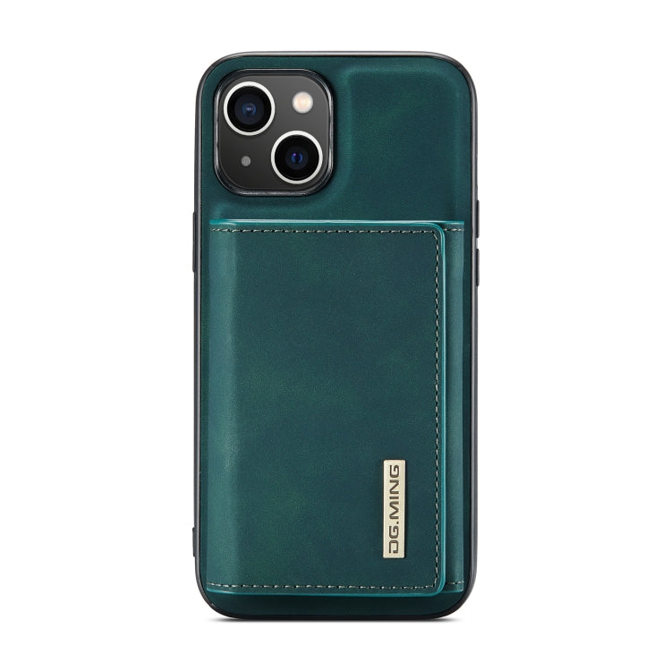 For iPhone 14 Plus DG.MING M1 Series 3-Fold Multi Card Wallet Leather Case