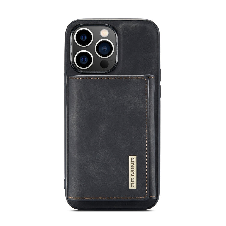 For iPhone 14 Pro DG.MING M1 Series 3-Fold Multi Card Wallet Leather Case