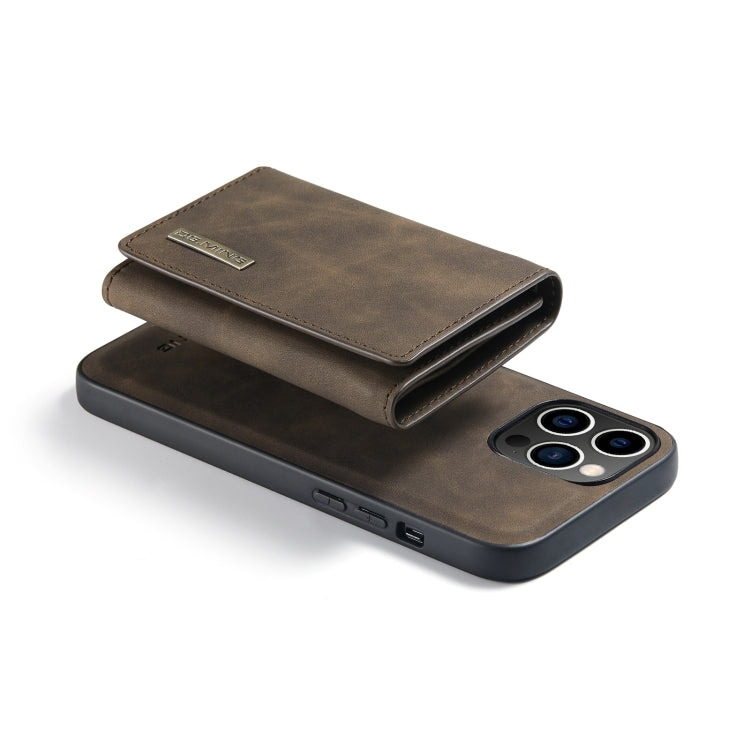 For iPhone 14 Pro DG.MING M1 Series 3-Fold Multi Card Wallet Leather Case
