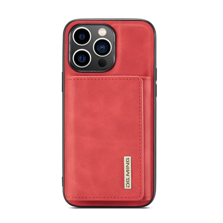 For iPhone 14 Pro DG.MING M1 Series 3-Fold Multi Card Wallet Leather Case