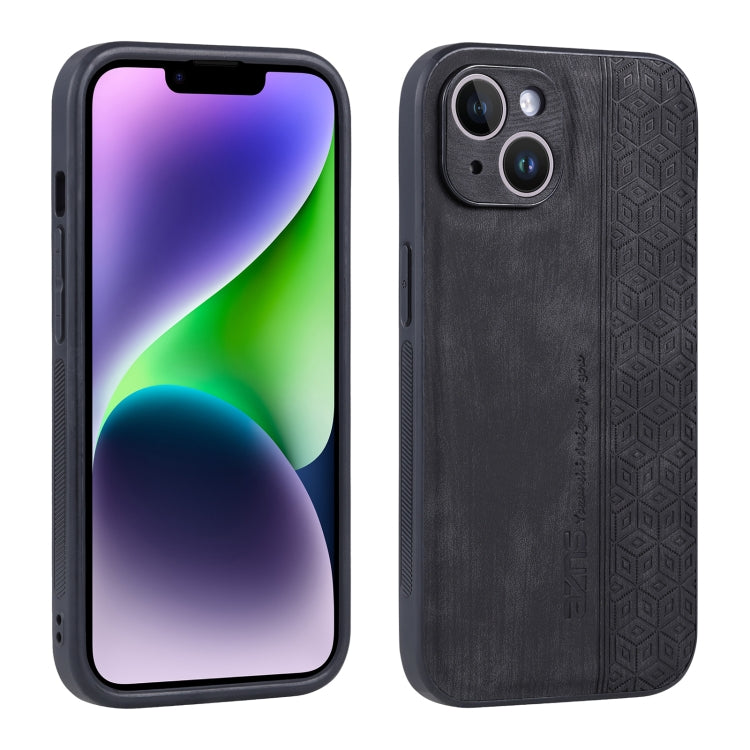 For iPhone 14 Plus AZNS 3D Embossed Skin Feel Phone Case
