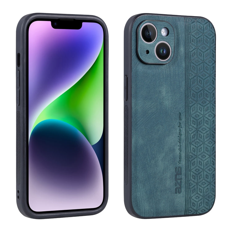 For iPhone 14 Plus AZNS 3D Embossed Skin Feel Phone Case