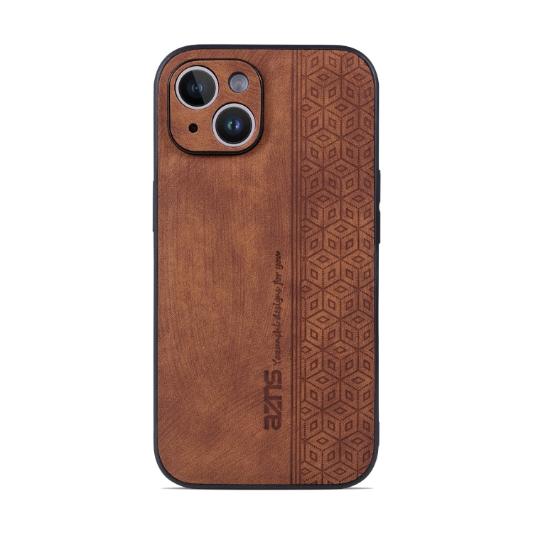 For iPhone 14 Plus AZNS 3D Embossed Skin Feel Phone Case