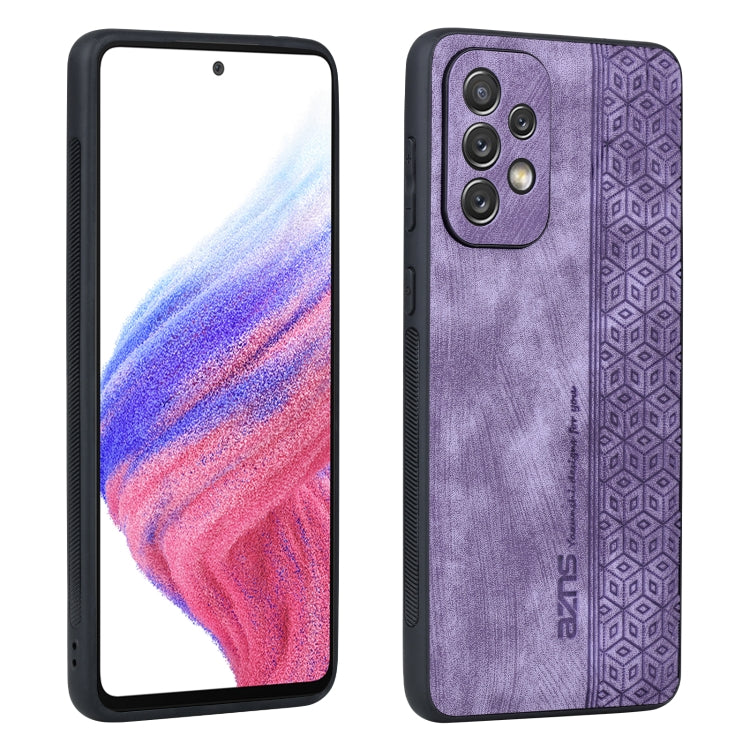 For Samsung Galaxy A73 5G AZNS 3D Embossed Skin Feel Phone Case
