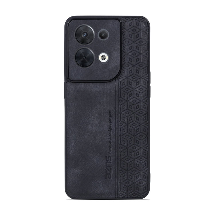 For OPPO Reno8 AZNS 3D Embossed Skin Feel Phone Case