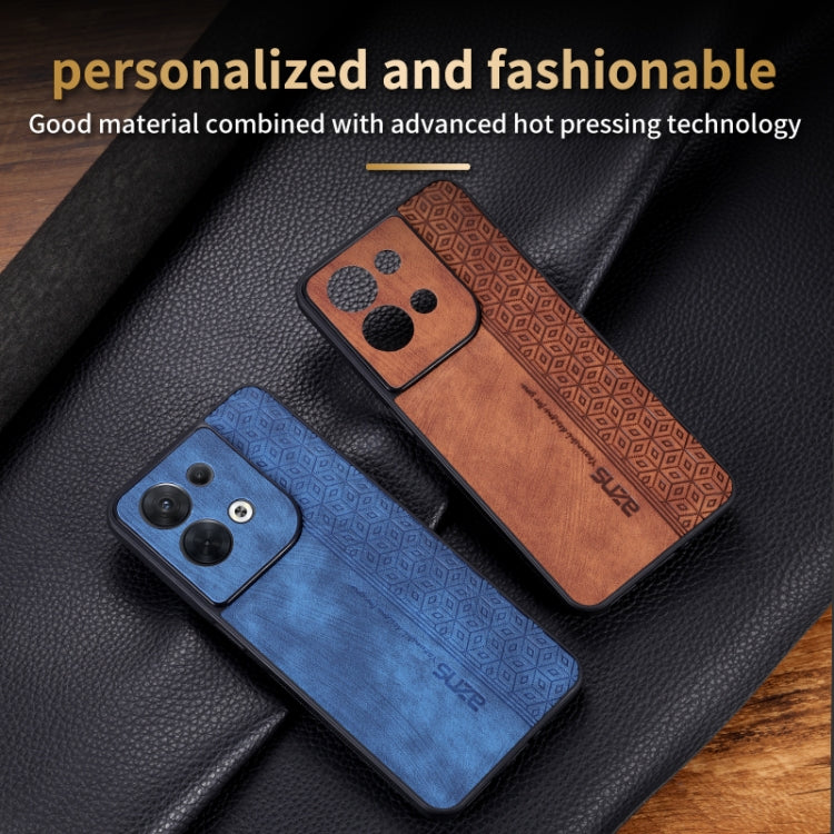 For OPPO Reno8 AZNS 3D Embossed Skin Feel Phone Case