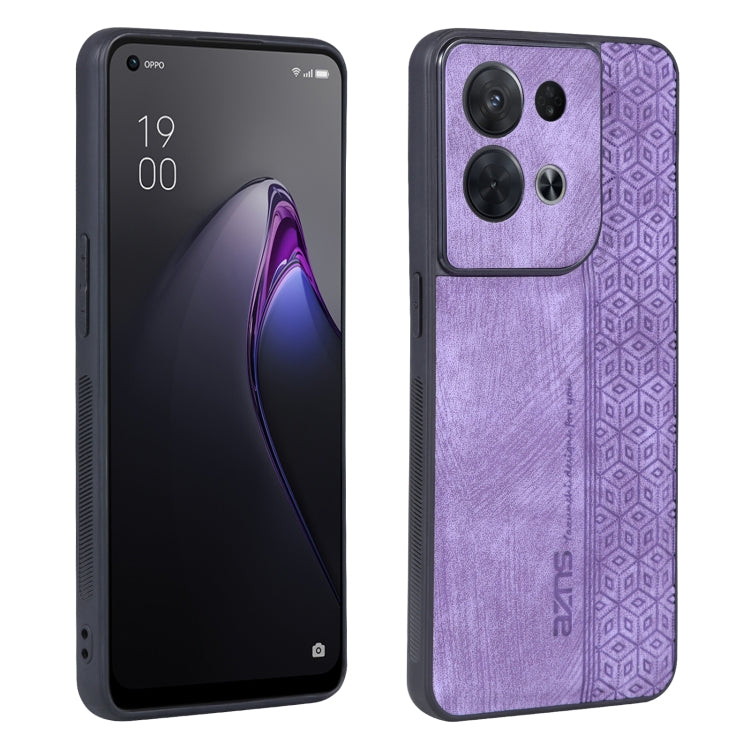 For OPPO Reno8 Pro AZNS 3D Embossed Skin Feel Phone Case