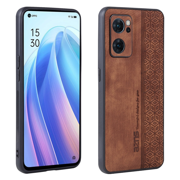For OPPO Reno7 5G AZNS 3D Embossed Skin Feel Phone Case